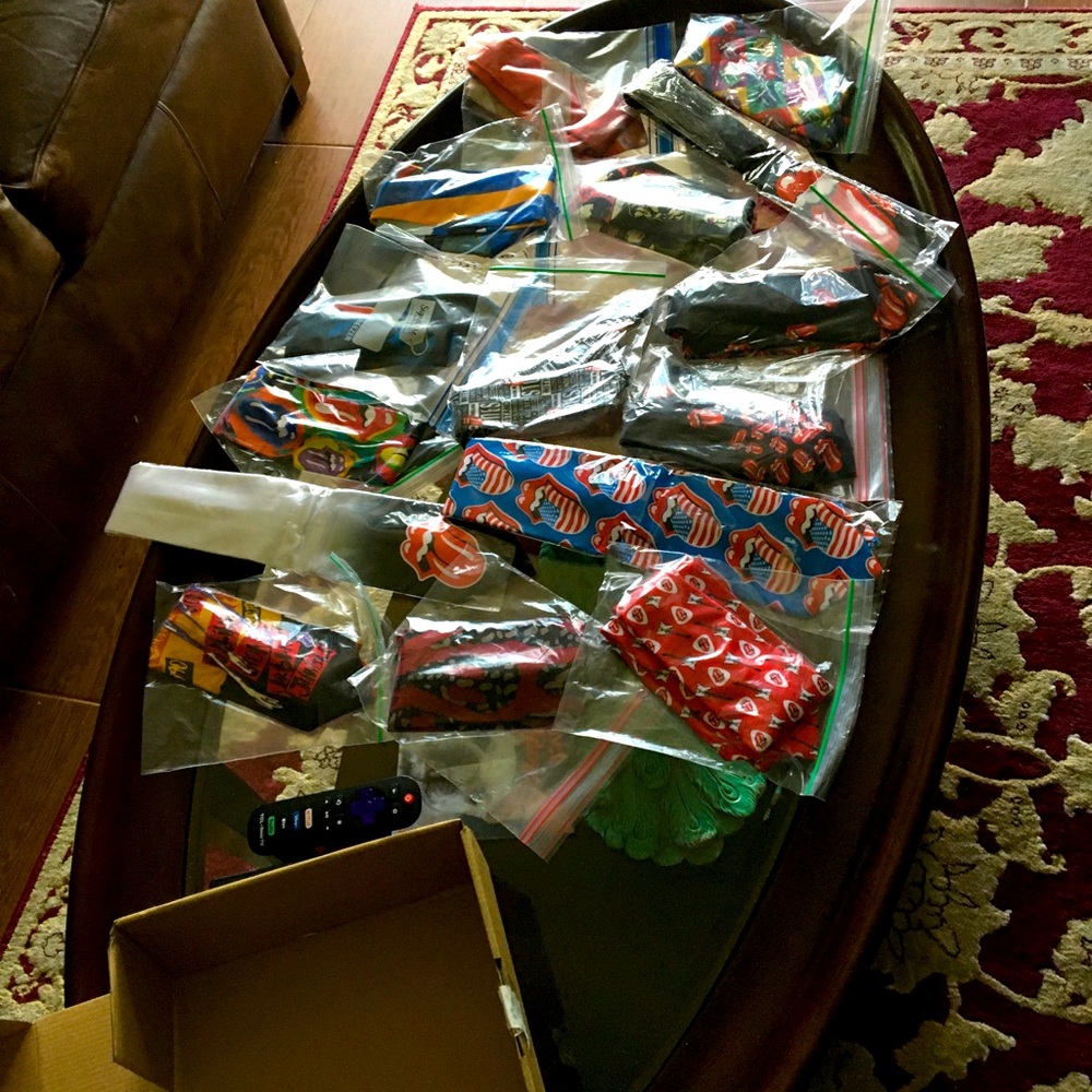 15 Rolling Stones neck ties